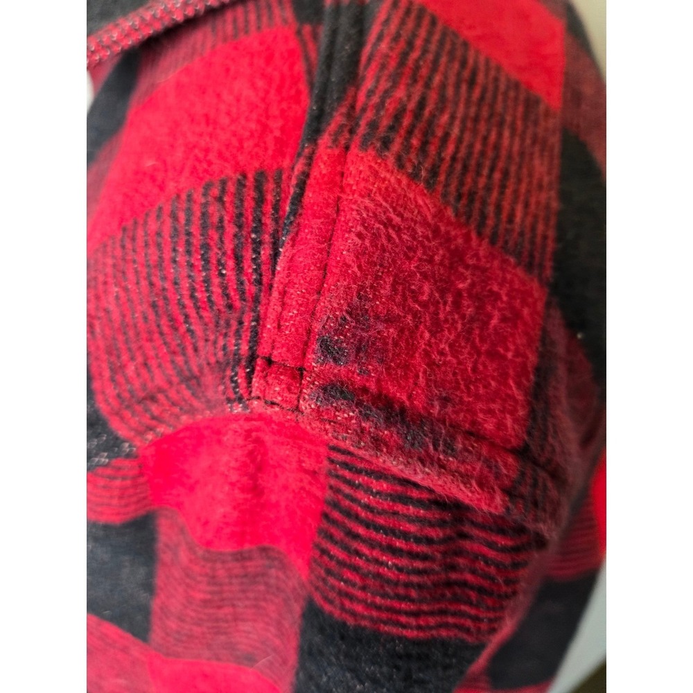Dakota Heavy Flannel‎ Buffalo Plaid Shirt Jacket Red Black Lumberjack Workwear L - Picture 9 of 9